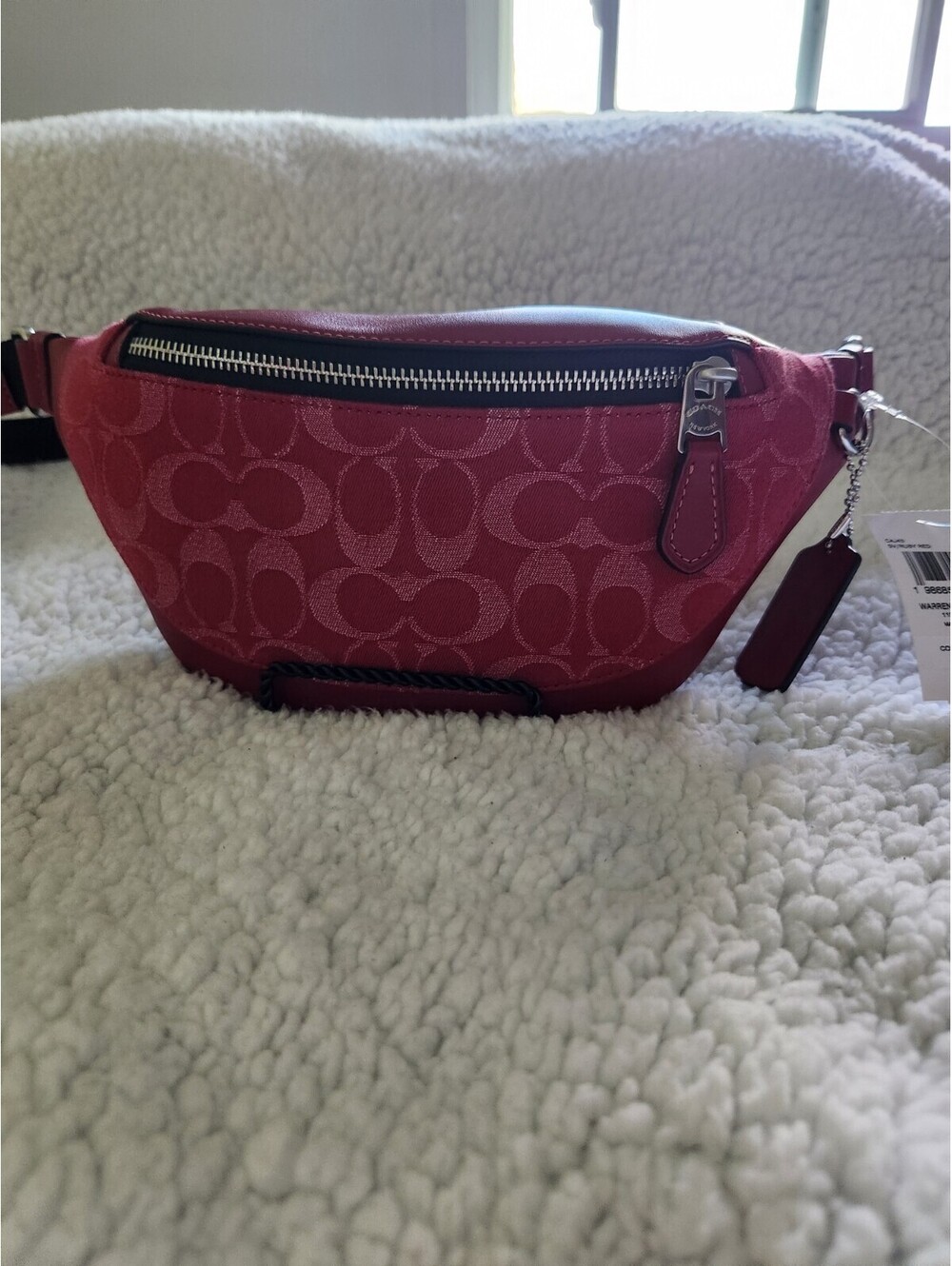 Coach Warren Mini Belt Bag In Signature Denim